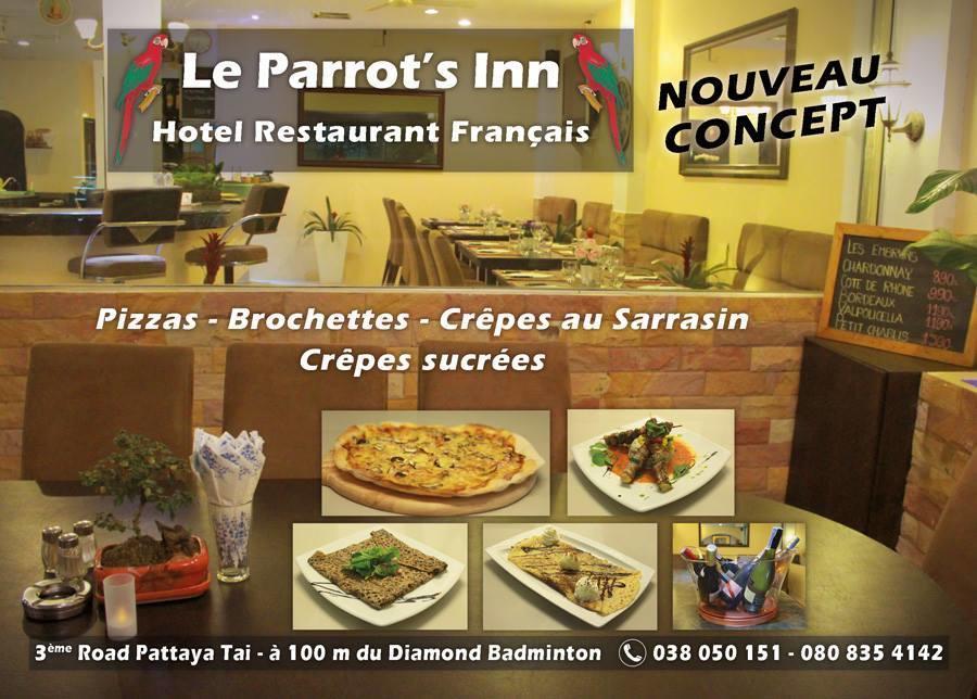 Le Parrots-Inn 좀티엔 비치 외부 사진
